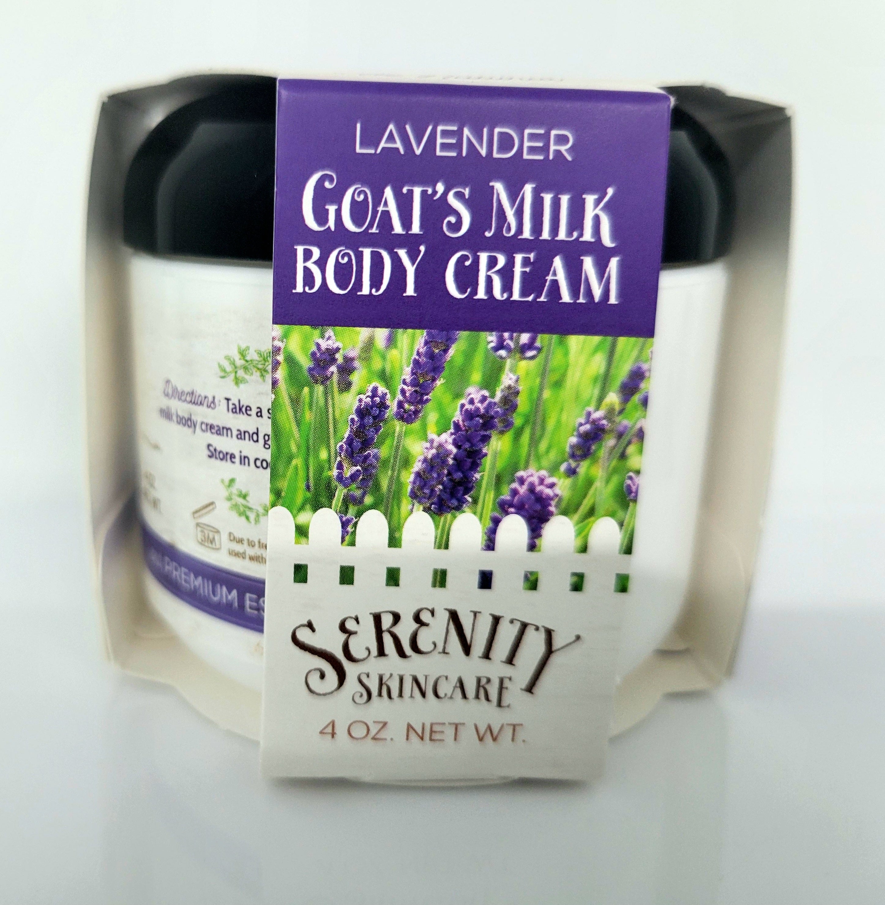 Lavender Goat Milk Body Cream | Serenity Acres Farm™