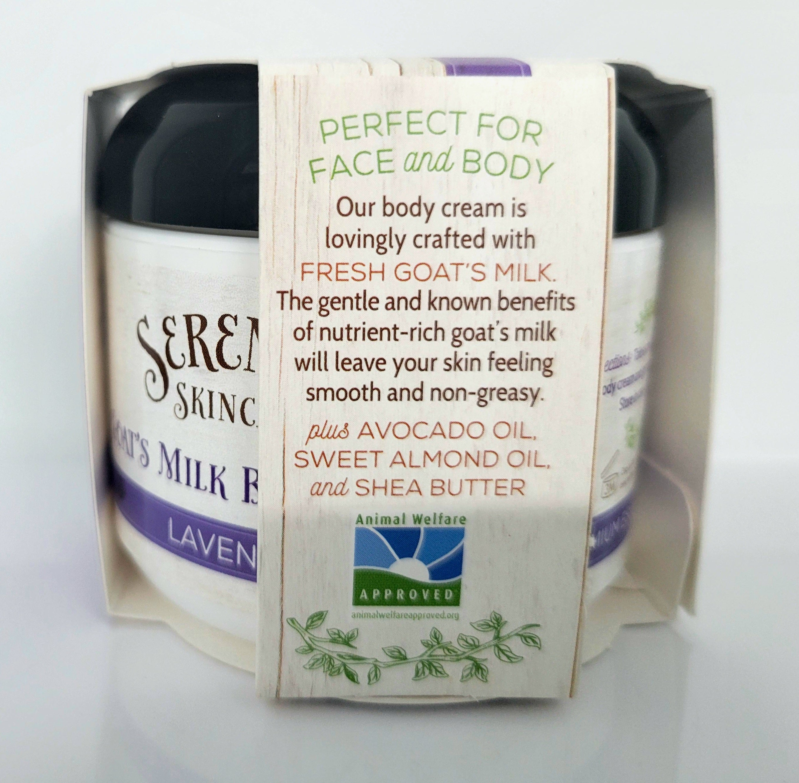 Lavender Goat Milk Body Cream | Serenity Acres Farm™