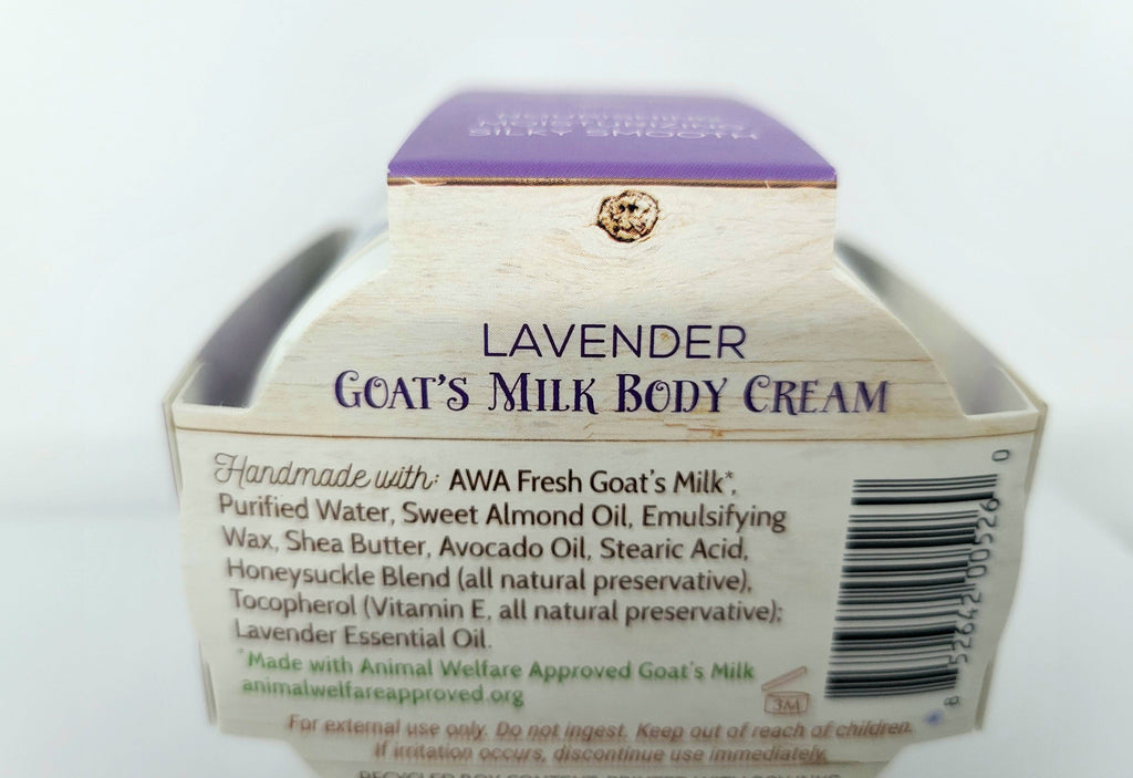 Lavender Goat Milk Body Cream | Serenity Acres Farm™
