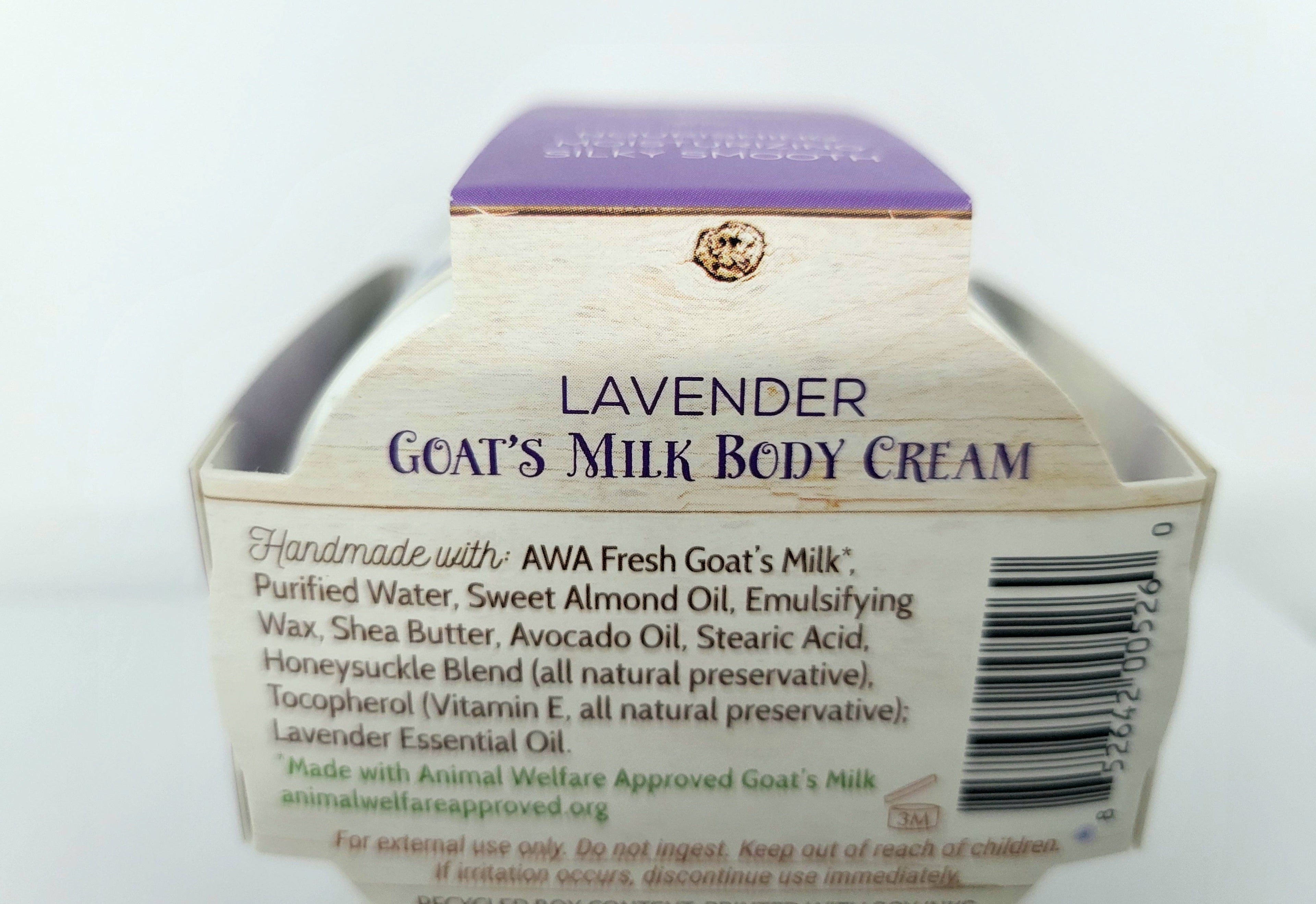 Lavender Goat Milk Body Cream | Serenity Acres Farm™