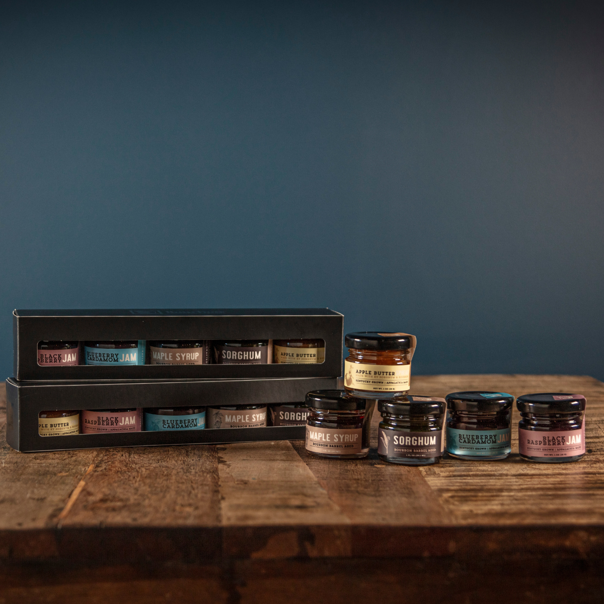 Bourbon Barrel Jams Gift Set - Five Flavors