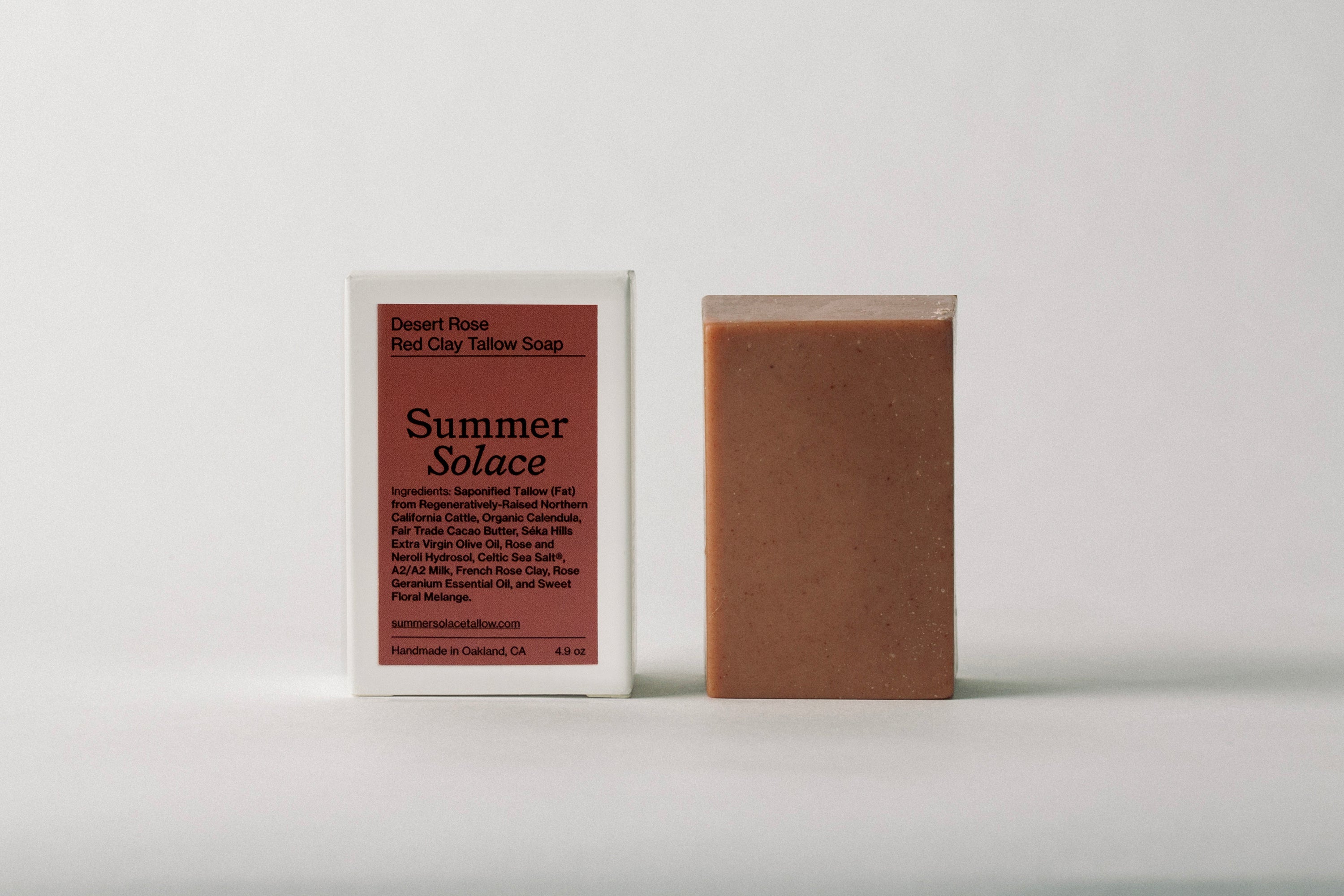 Desert Rose – Red Clay Bar Soap | Floral & Cacao Butter Infused