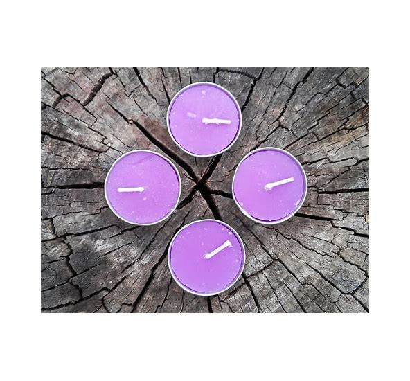 lavender tea light candles